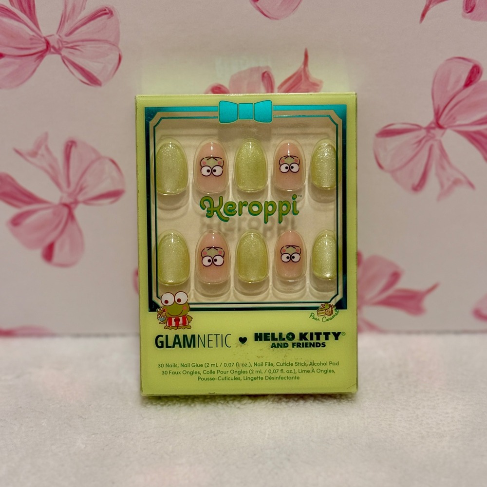 Glamnetic Keroppi‎ and Friends Hello Kitty Collaboration Press On Nails